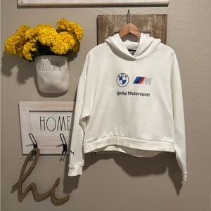 Puma BMW Motorsport cropped hoodie sz XL women’s 
Good condition